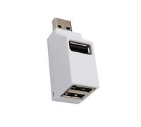 DLUKENY Portable USB Splitter 3 Port USB2.0 Hubs Adapter For Laptop Car Tablet Air And More USB Hubs For Car