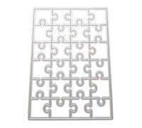 DLUKENY Puzzle Metal Cutting Dies Stencil Scrapbooking Album Paper Card Template Mold Embossing Craft Decoration