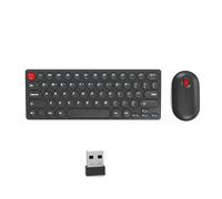 DLUKENY Thin Keyboards With Silents Combo 2.40G Receiver 64Keys Layout For Computer Laptop Keyboards And Combo