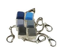 DLUKENY Trendy Machanical Switches Keyboard Keychain Keycaps for Joy and Entertainment