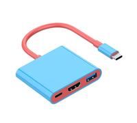 DLUKENY USB C To HDTV Adapter With USB3.0 Port Portable HDTV Adapter Supporting Dock Station For Game Console Accessories Fast Charging Dock
