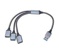 DLUKENY USB Converters Cable 1xUSB3.0 And 2xUSB2.0 Port Data Transfer Splitter For Computer TVs Printer Devices
