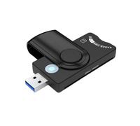 DLUKENY USB3.0 Card Reader For SDTF SIMsID IC Card Fast Speed Compatibility With Data Transfer LED Reader