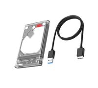 DLUKENY USB3.0 Externally Hard Drive Case Enclosure Box 2.5inch USB Adapter Externally Housing Hard Drive Box For PC Computer Case