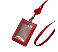 DLUKENY Waterproof Work Card Case Sleeve IDs Badges Cover with Retractable Lanyard