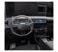 DLUMFPF Touch Screen Protective Film For Hyundai For Tucson 2024 2025 Tempered Glass Protector Film 12.3Inch For Dashboard & Navigation & AC Climate Lcdscreen Anti-scratch