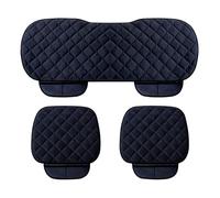 DLUNCPA Car Seat Cushion for Mini Countryman One/Cooper/Cooper S/Cooper SE 2000-2023 2024, Plush Cushions Pad Mat Protector Anti-Slip Breathable with Pocket, Car Accessories,Black