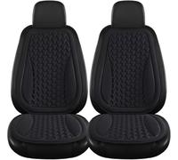 DLUNCPA Car Seat Cushion for Renault Scenic E-Tech 2024+, Ice Silk Driving Cushions, Breathable Pad Memory Foam Ergonomic Mat Office Travel,Black-2seats