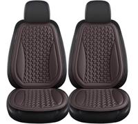 DLUNCPA Car Seat Cushion for VW ID.7 Tourer 2024-, Ice Silk Driving Cushions, Breathable Pad Memory Foam Ergonomic Mat Office Travel,Coffee-2seats
