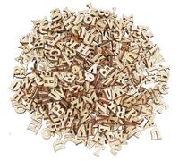 DLUSZERT 400Pcs Mini Wooden Letters for Crafts, 15MM Small Wooden Alphabet Letters for DIY, Craft Letter A-Z for Decoration Displays, Early Educational Learning, Signs and Arts