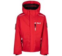 DLX Boys Ski Jacket Gordy - Waterproof Down Jacket for Boys, Kids Coat with Detachable Hood & Zip Pockets, Ski Pass Pocket On Sleeve, Reflective Strips On Shoulders