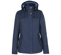 DLX Kelby Waterproof Rain Jacket with Adjustable Zip Off Hood - Navy, M
