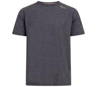 DLX Men T Shirt Conall - Antibacterial, Quick Dry, Short Sleeves, Round Neck, Reflective Printed Logo, 58% Polyamide 29% Polyester 13% Elastane