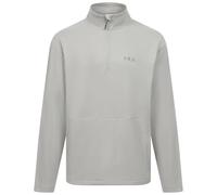 DLX Mens Fleece Sebastian - 1/2 Zip Neck Opening, Relaxed Fit, 2 Lower Zip Pockets, 90% Polyester, 10% Elastane