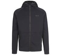 DLX Mens Hoodie Full Zip with 2 Zip Pockets Anthony Black