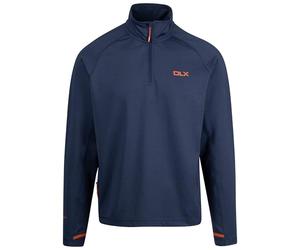 DLX Mens Long Sleeved Top Half Zip Neck Activewear Pullover Top Gleeson