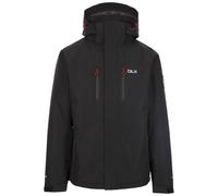 DLX Mens Padded Rainwear Zip Pockets Hooded Windproof Waterproof Jacket - Oswarm