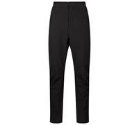 DLX Mens Softshell Trousers Rogers - Outdoor Trousers for Walking & Trekking, Breathable Hiking Trousers, Windproof Pants for Men with 2 Water Repellent Zip Pockets Black