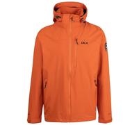 DLX Mens Waterproof Jacket Montgomery - Raincoat for Men with Zip Off Hood, Mens Jacket with Zip Pockets, Coat for Men with Adjustable Cuffs & Hem Drawcord