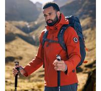 DLX Mens Waterproof Jacket with Zip Off Hood and Zip Pockets - Montgomery