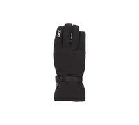 DLX Spectre, Black, L, Warm Padded Waterproof Gloves with Leather Palms Adult Unisex, Large, Black