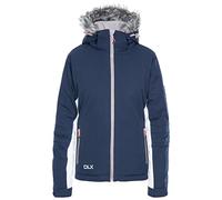 DLX Women Sandrine Warm Waterproof and Windproof Ski Jacket - Navy, Small
