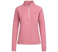 DLX Women's 1/2 Neck Zip Cuffs With Thumb Holes Fleece Top - Gisela