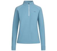 DLX Women's Active Top Gisela - 1/2 Neck Zip, Brushed Back Fabric, Zip with Contrast Stripe Detail, Cuffs with Thumb Holes, 80% Polyester / 20% Elastane