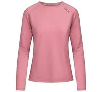 DLX Womens Long Sleeve Workout Top Katherine - Round Neck, Raglan Sleeve, Mesh Side Panels, 79% Polyester, 15% Lyocell, 6% Elastane, 85% Polyester, 15% Elastane