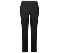 DLX Womens Softshell Trousers Tawny - Ladies Hiking Trekking Pants, Walking Trousers, Women's Waterproof Trousers, Outdoor Windproof Breathable with Pockets Black
