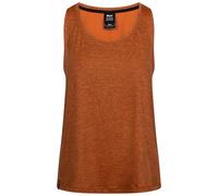 DLX Womens Vest Top Joanne - Antibacterial, Active, Dipped Hem, Marled Stripe Effect, Mesh Back, Contrast Welded Tape, 92% Polyester, 8% Elastane, 100% Polyester