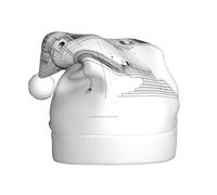 DLXW Abstract Architecture Prints Christmas Hat for Adult Festive Celebrations as a Gift for Men and Women