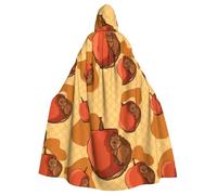 DLXW Cute little hamster adult hooded cape - 100% polyester, comfortable & durable, perfect for halloween, cosplay, costume parties, stage performances