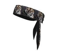 Dlxw Fashionable Adjustable Headbands for Men and Women, Comfortable, Sweat-Absorbent and Non-Slip, Suitable for a Variety of Sports Occasions