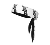 Dlxw Fashionable Adjustable Headbands for Men and Women, Comfortable, Sweat-Absorbent and Non-Slip, Suitable for a Variety of Sports Occasions