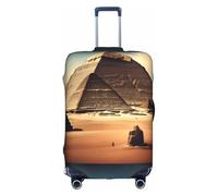 DLXW Land travel luggage cover, protect suitcase from scratches, multi-size, machine washable, White, M