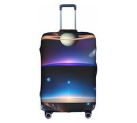 DLXW Land travel luggage cover, protect suitcase from scratches, multi-size, machine washable, White, S