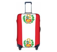 DLXW Land travel luggage cover, protect suitcase from scratches, multi-size, machine washable, White, XL