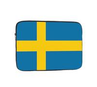 Dlxw Laptop Inner Bag, Fashion Protection, Light and Portable! 15-inch Laptop case, Shock-Proof. Swedish Flag