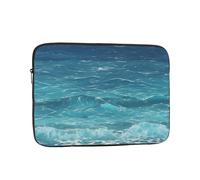 Dlxw Laptop Inner Bag, Fashion Protection, Light and Portable! 15-inch Laptop case, Shock-Proof. The deep Blue sea