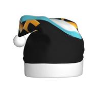 DLXW Puppy on the slide Prints Christmas Hat for Adult Festive Celebrations as a Gift for Men and Women