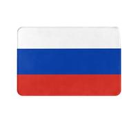DLXW Thick Flannel Non-Slip Doormat - Multi-Purpose Indoor Outdoor Rug for Front Door, Kitchen, Bathroom, Durable and Easy to Clean Russian Flag