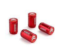 DLXYZML 4 pcs Car Tyre Valve Caps for Citroen Jumpy,Alloy Stem Dust Caps with Emblem Logo with O Ring Gasket Screw-On Replacement Dust Cap Car Accessories,Red