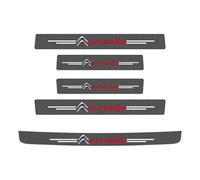 DLXYZML Car Door Sill Protector for Citroen Berlingo 2012-2015,Carbon Fiber Sill Scuff Cover Panel Car Sill Protectors Strips Welcome Pedal Protector Cover Scratch Resistant Car Parts,5pcs