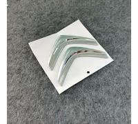 DLXYZML Car Stickers Emblem for Citroen C3 Picasso 2008-2013,Aluminum Alloy Car Decoration 3D Three-dimensional Personalized Stickers Non Scratch Vehicle Paint Decals Stickers,Silver