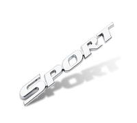 DLXYZML Car Stickers Emblem for Land Rover Range Rover Evoque,Aluminum Alloy Car Decoration 3D Three-dimensional Personalized Stickers Non Scratch Vehicle Paint Decals Stickers,Silver