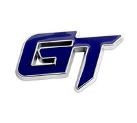 DLXYZML Car Stickers Emblem for Opel GT,Aluminum Alloy Car Decoration 3D Three-dimensional Personalized Stickers Non Scratch Vehicle Paint Decals Stickers,Blue
