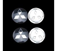 DLXYZML Set of 4 Car Hub Centre Caps for Mitsubishi ASX 2012-2016,ABS Wheel Hub Caps Wheel Center Cover Waterproof DustProof Wear Resistant Sunscreen AutoDecor Accessories,Black