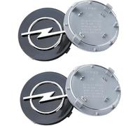 DLXYZML Set of 4 Car Hub Centre Caps for Opel Vivaro A 2001-2013,ABS Wheel Hub Caps Wheel Center Cover Waterproof DustProof Wear Resistant Sunscreen AutoDecor Accessories,Black-60mm