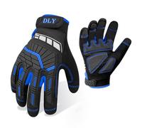 DLY Anti Vibration Gloves, Heavy Duty Work Gloves Men, Mechanics Gloves, Impact Protection Safety Work Gloves